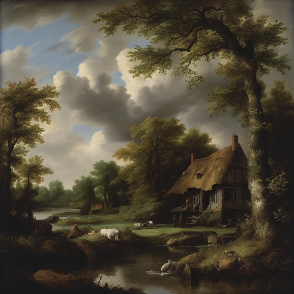 Ηπειρογραφία του JacoIsaackszon van RUISDAEL